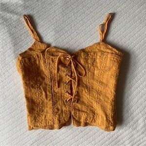 Princess Polly Lace-up Crop Top